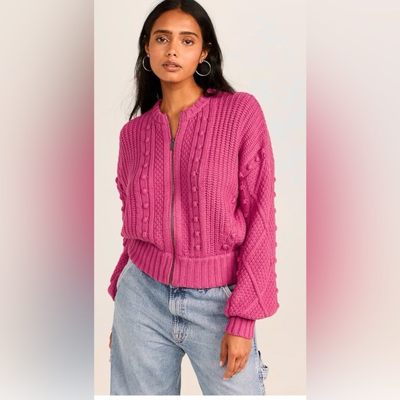 Splendid Women's Long Sleeve Daphne Bobble Heart Sweater - Cozy Pullover With Heart Design - View #4